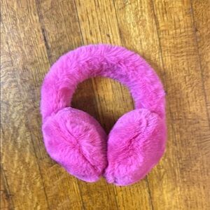 Pink Fuzzy Earmuffs